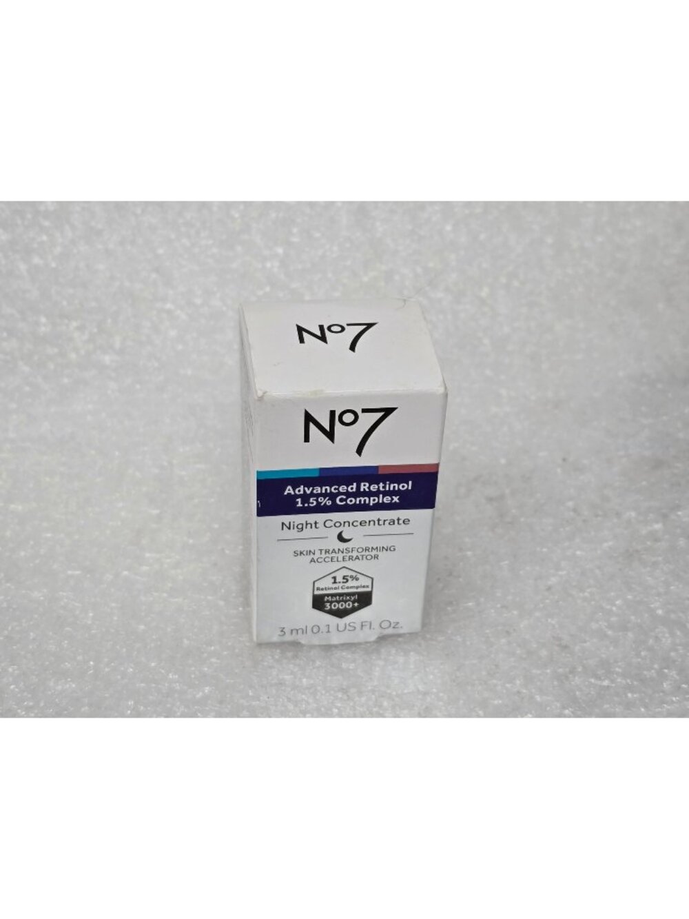No7 Advanced Retinol 1.5% Complex Night Concentrate .1 oz Travel Size